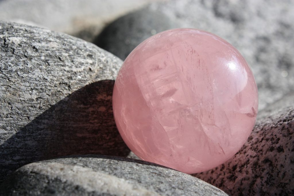 bille quartz rose